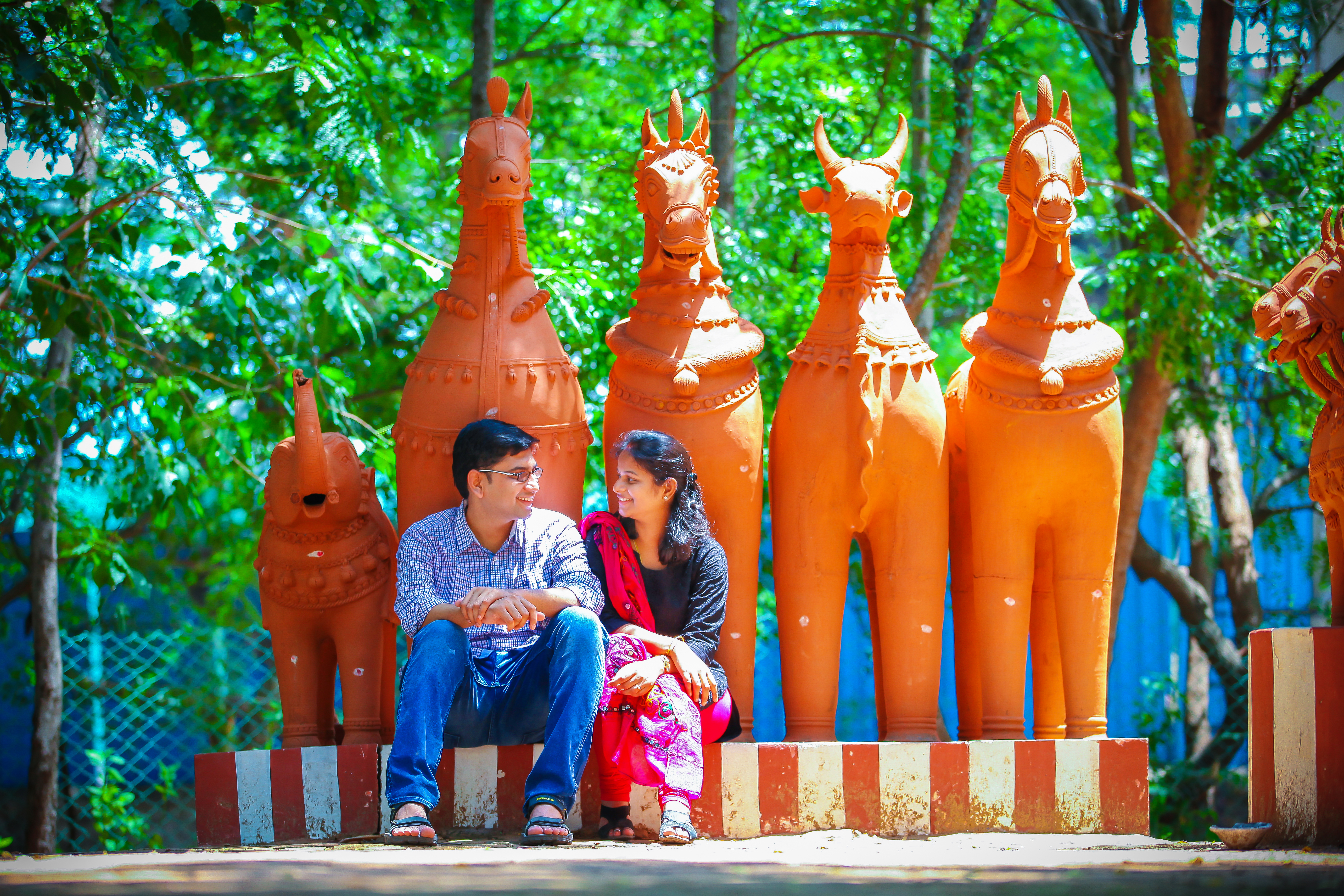 Traditional Village Statues Shoot